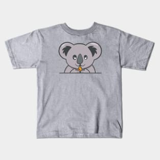 Cute koala pizzaeater Kids T-Shirt